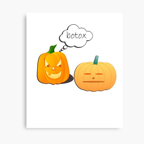 Halloween Funny Pumpkin Faces, Botox Fall Gifts\
