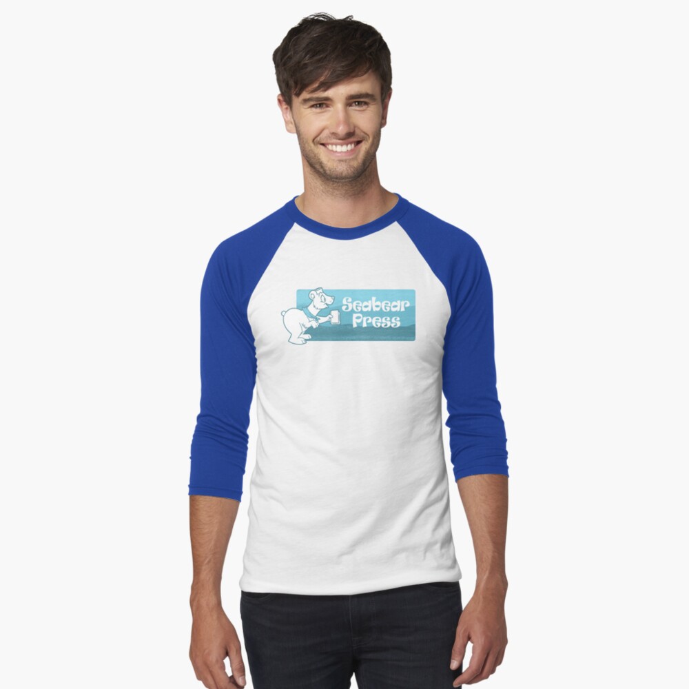Item preview, Baseball ¾ Sleeve T-Shirt designed and sold by SeabearPress.