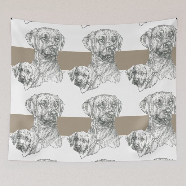 Item preview, Rhodesian Ridgeback Father & Son designed and sold by BarbBarcikKeith.