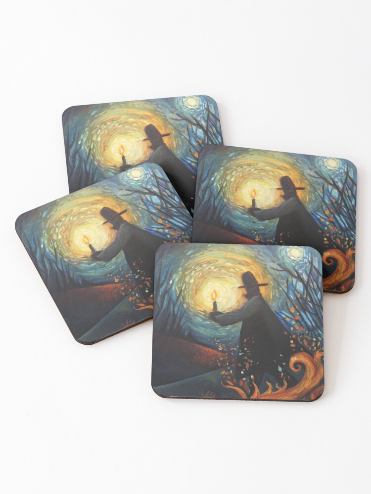 Thumbnail 1 of 5, Coasters (Set of 4), Thief of Sparks designed and sold by ChadElliottArt.