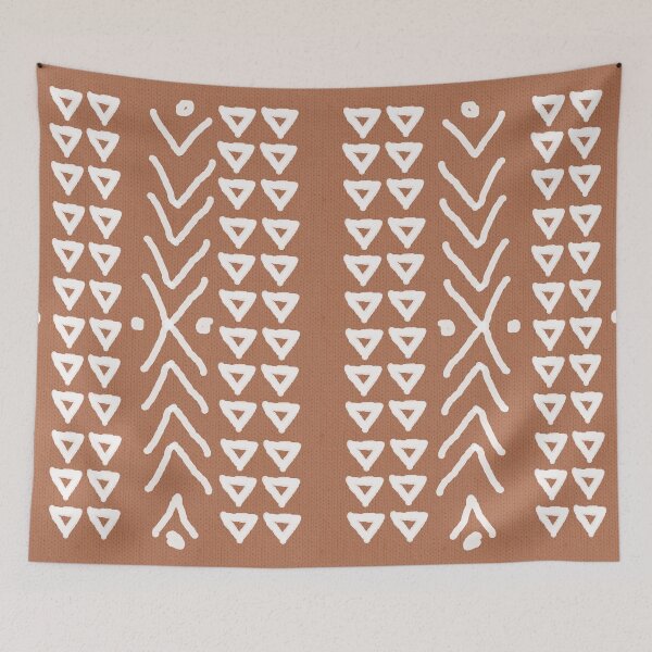 Item preview, Mud Cloth Geometric Print - Cognac designed and sold by thebrightspotco.
