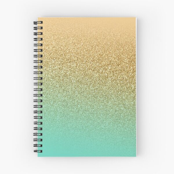 Item preview, Gold Glitter Aqua Gradient designed and sold by DoucetteDesigns.