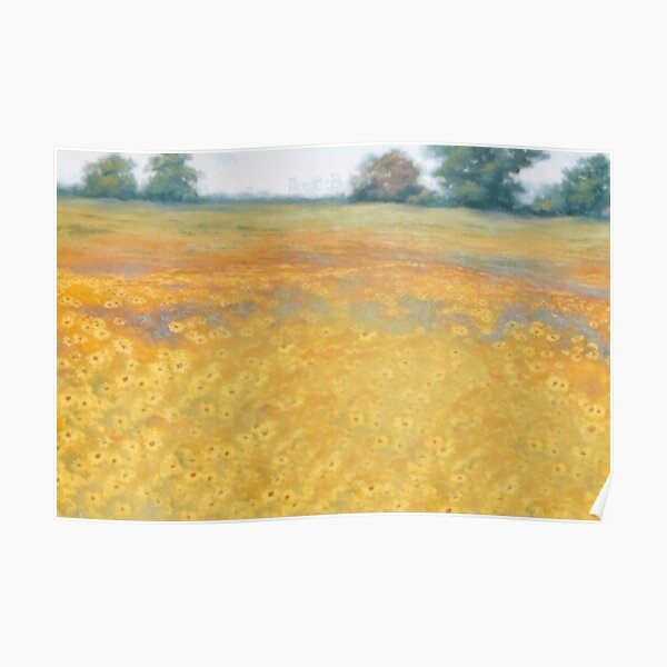 wildflower mural Poster