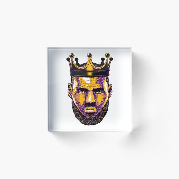 Lebron James lakers Acrylic Block