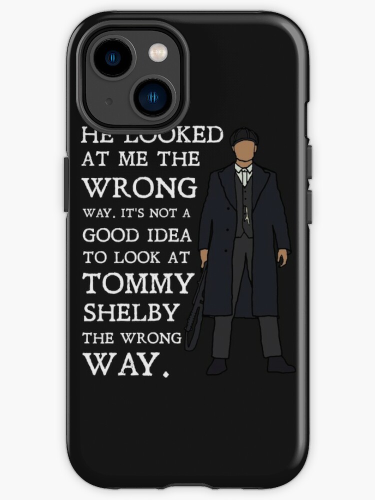 Tommy Shelby - He looked at me the wrong way: Peaky Blinders (White) | iPad  Case & Skin