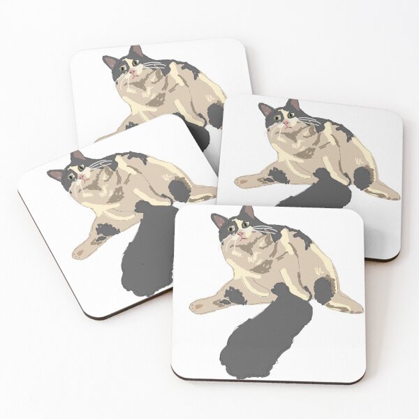 Item preview, a peculiar pose for a peculiar cat  designed and sold by lianr41.