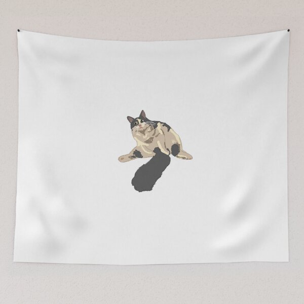Item preview, a peculiar pose for a peculiar cat  designed and sold by lianr41.