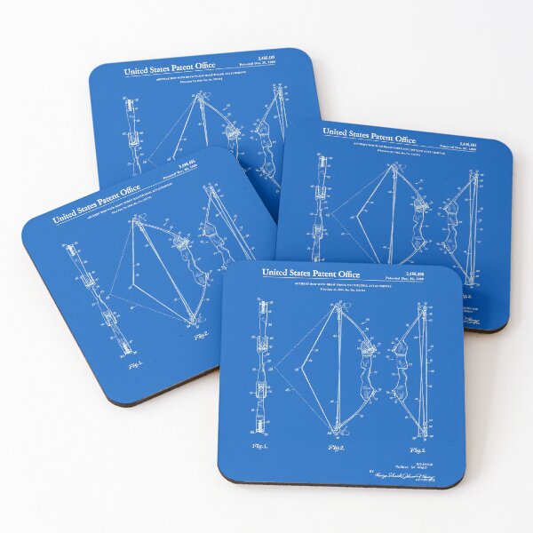 Item preview, Archery Bow Patent - Blueprint designed and sold by FinlayMcNevin.