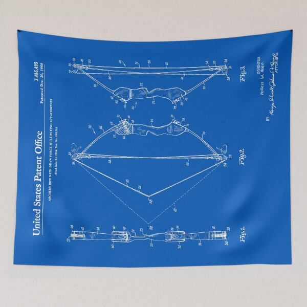 Item preview, Archery Bow Patent - Blueprint designed and sold by FinlayMcNevin.