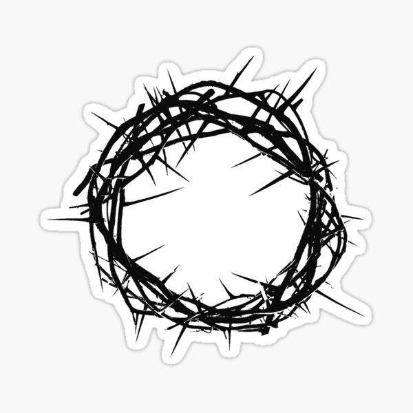 Crown of Thorns Sticker
