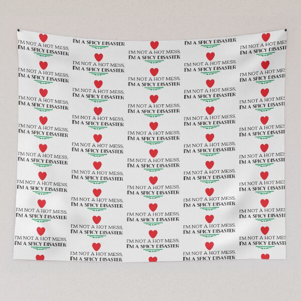 Item preview, Hot mess vs Spicy disaster designed and sold by divebargraphics.