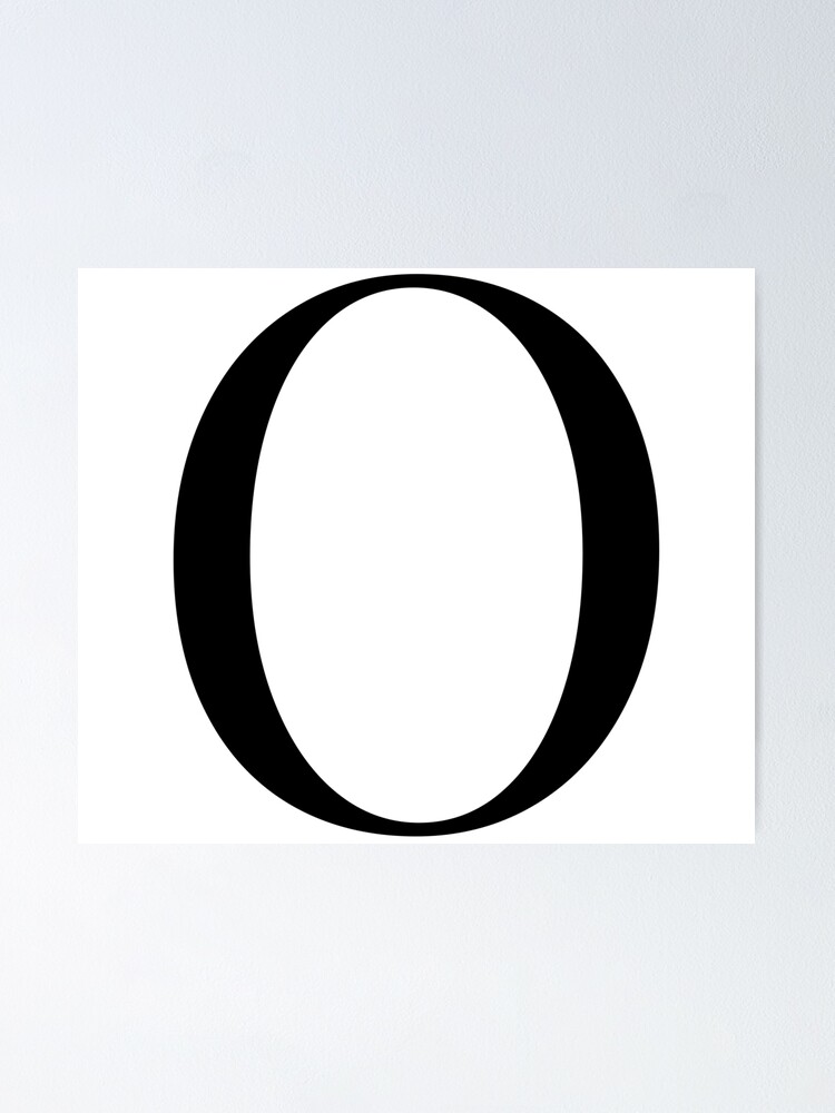 Letter O | Poster