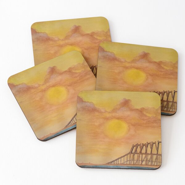 Item preview, Sunset on the Lake designed and sold by Miladrawcolors.
