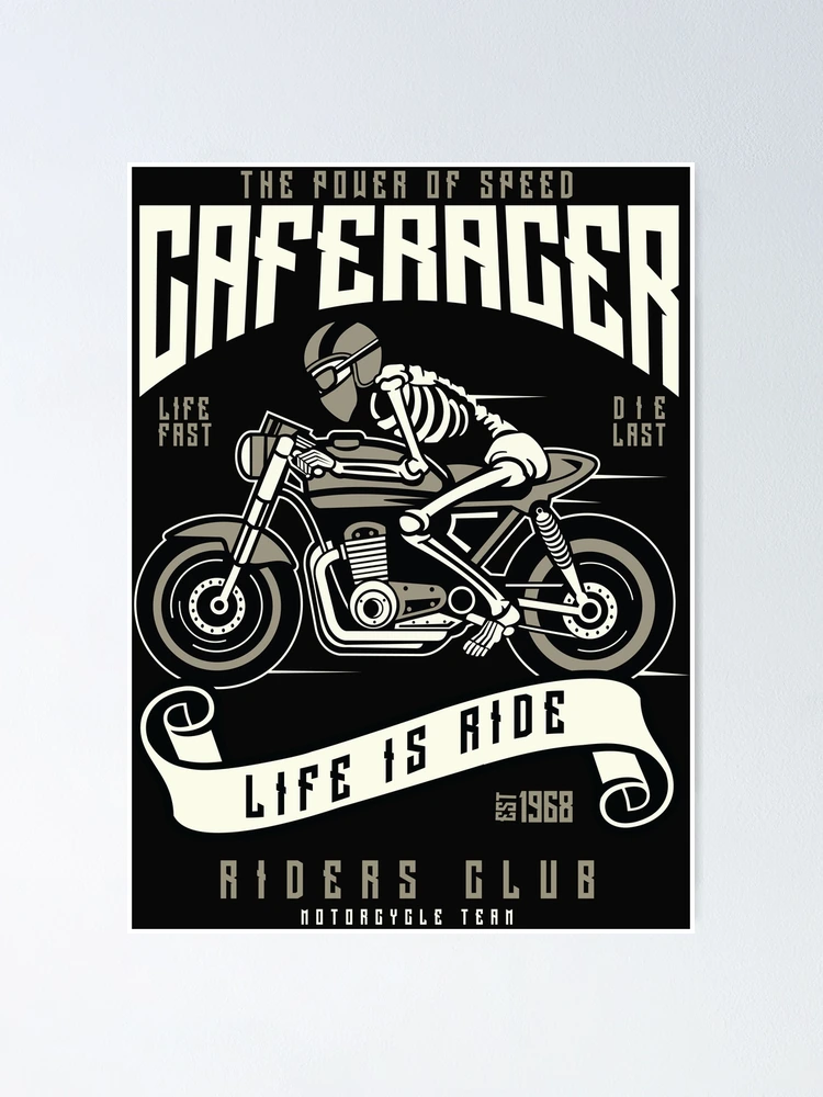 Thumbnail 1 of 3, Poster, Cafe Racers designed and sold by GraffitiBox.