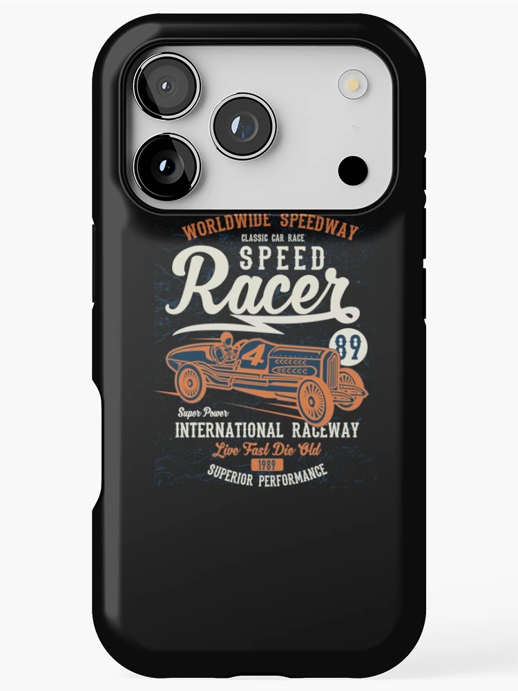 Thumbnail 1 of 4, iPhone Case, Speed Racer designed and sold by GraffitiBox.