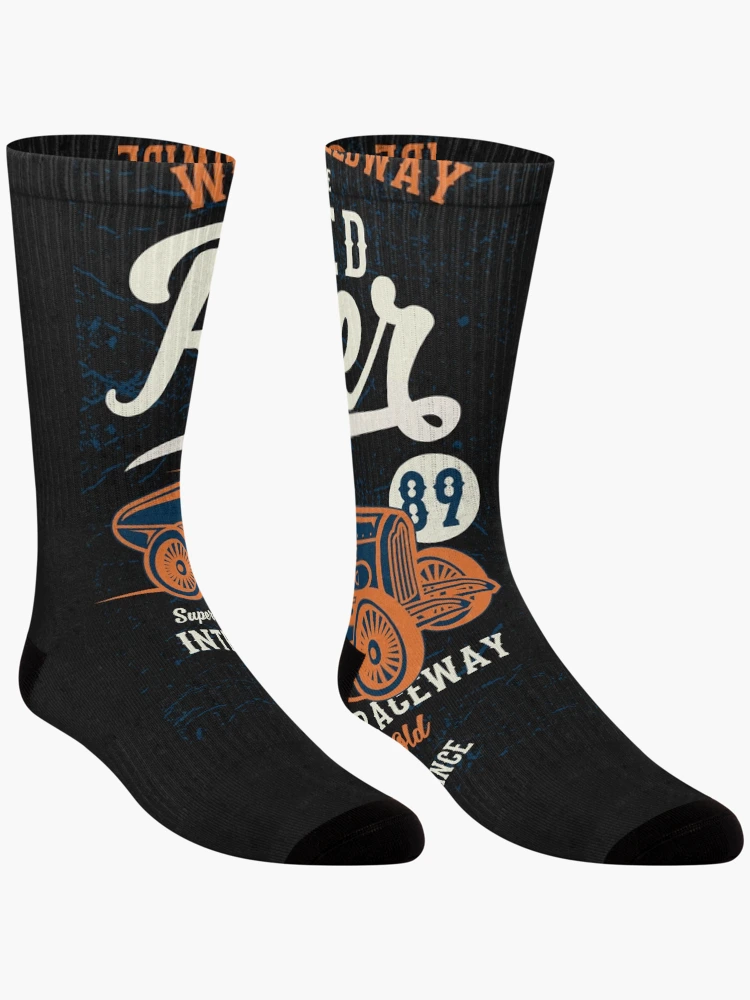 Thumbnail 3 of 5, Socks, Speed Racer designed and sold by GraffitiBox.
