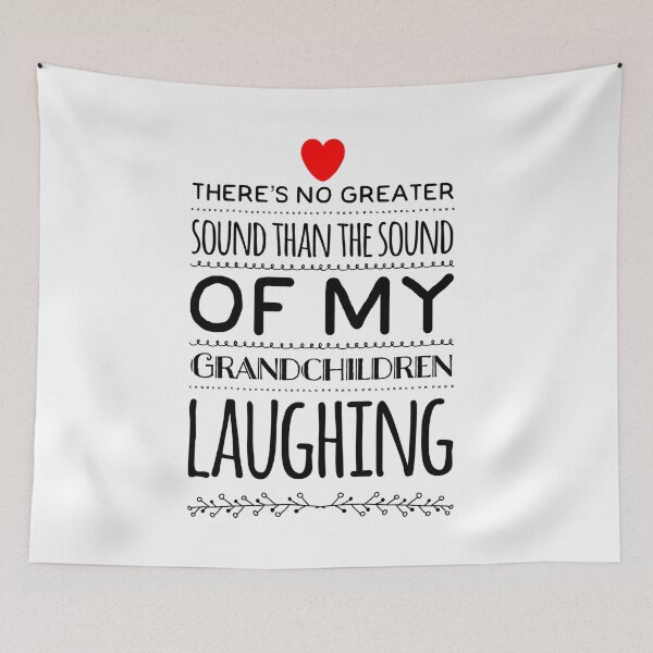 Item preview, Grandchildren Quote - No Greater Sound designed and sold by SuperMerchMan.