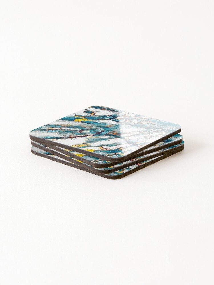 Thumbnail 4 of 5, Coasters (Set of 4), Dusty Rocks designed and sold by stewstudio.