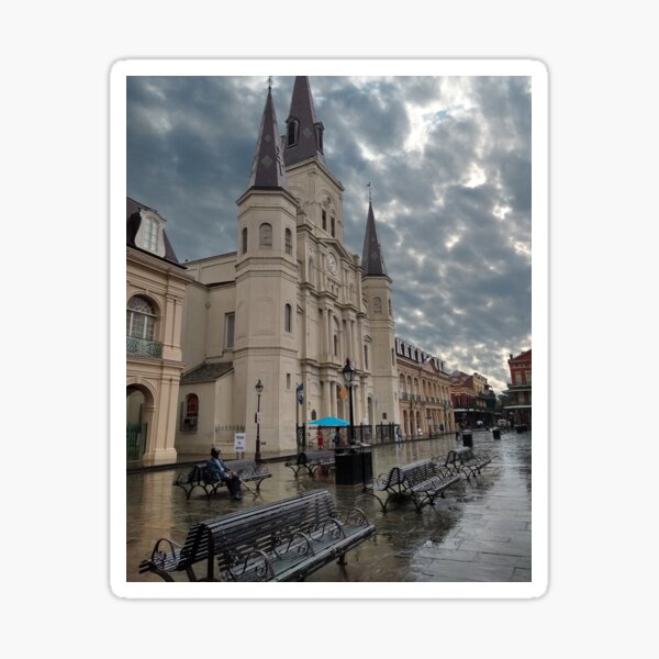 St Louis Cathedral after the Rain Sticker