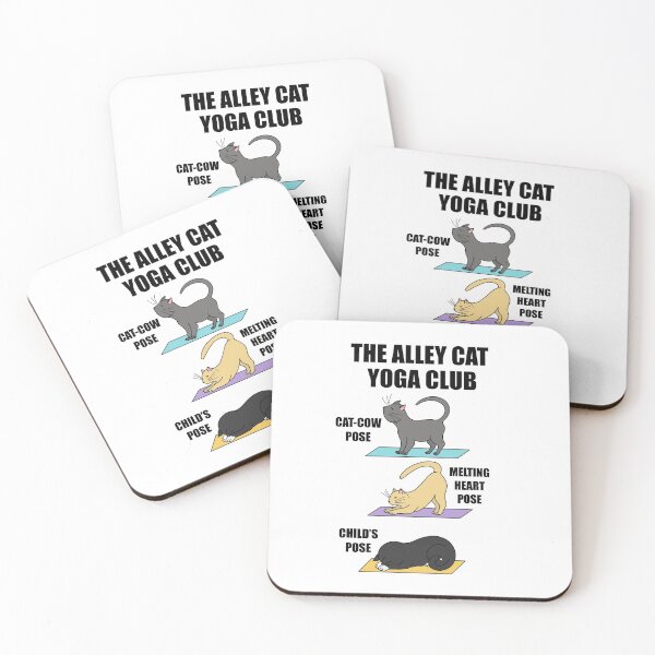 Item preview, The Alley Cat Yoga Club Cat Lover Yoga Design designed and sold by Gsallicat.