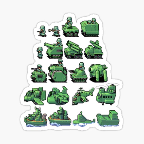 Advance Wars - Armee der Grünen Erde Sticker