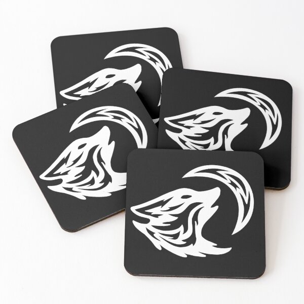 Item preview, Tribal White Howling Wolf Tattoo designed and sold by BiscuitSnack.