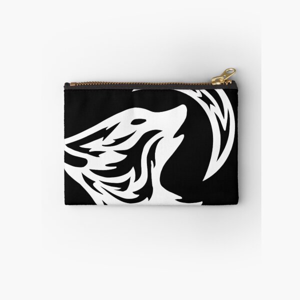 Item preview, Tribal White Howling Wolf Tattoo designed and sold by BiscuitSnack.