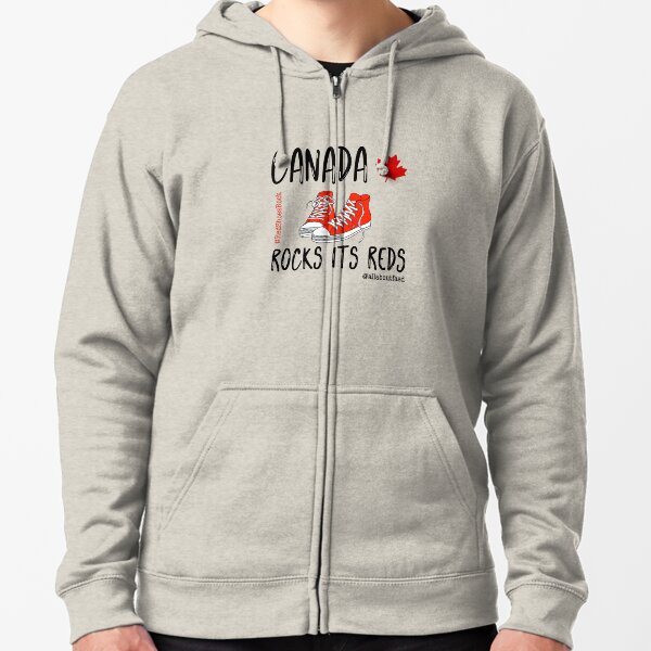Canada Rocks Its Reds Zipped Hoodie