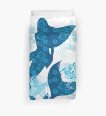 Mermaid Starfish Underwater Duvet Cover