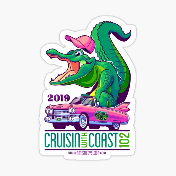 Cruisin' With Coast 102 - 2019 Sticker