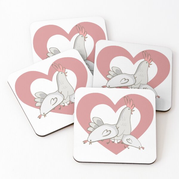 Item preview, Cute Chicken Heart designed and sold by eternallygifted.