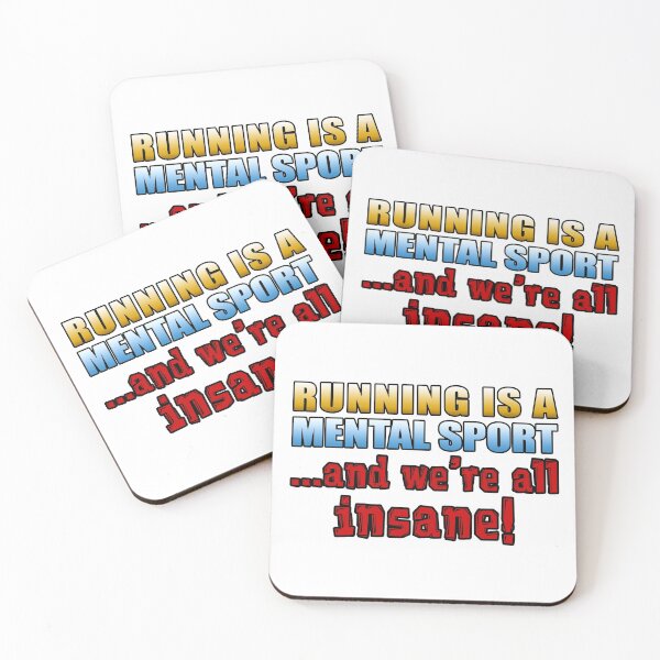 Item preview, Running Mental Sport And We're All Insane Runner Humor designed and sold by jaycartoonist.