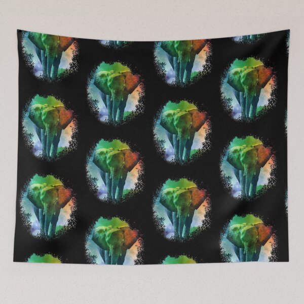 Item preview, Colorful Elephant Art designed and sold by anbartshirts.
