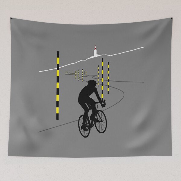 Item preview, Mont Ventoux Cycle Challenge (Black cycle no text) designed and sold by cycleexplorers.