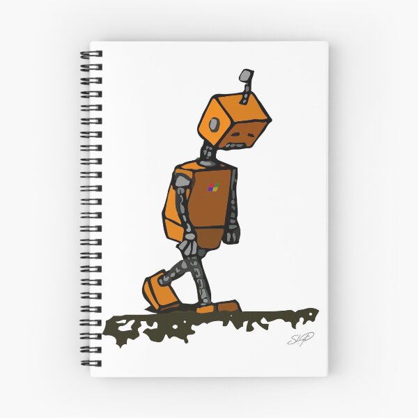 Item preview, Sadbot - Original Digital Artwork designed and sold by granimatedesign.