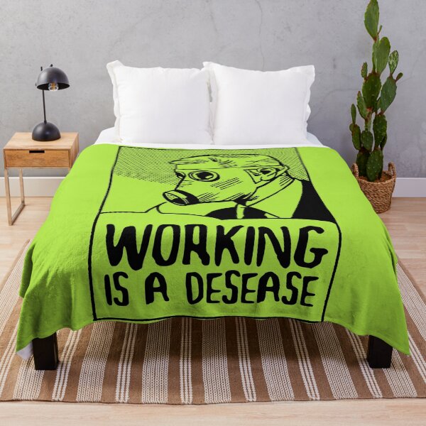 Item preview, Work is a Disease - Smash Capitalism designed and sold by RAWWR.