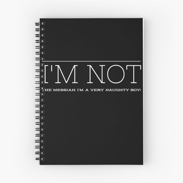 Item preview, I'm not the mesiah. I'm a very naughty boy designed and sold by PODLizardWizard.