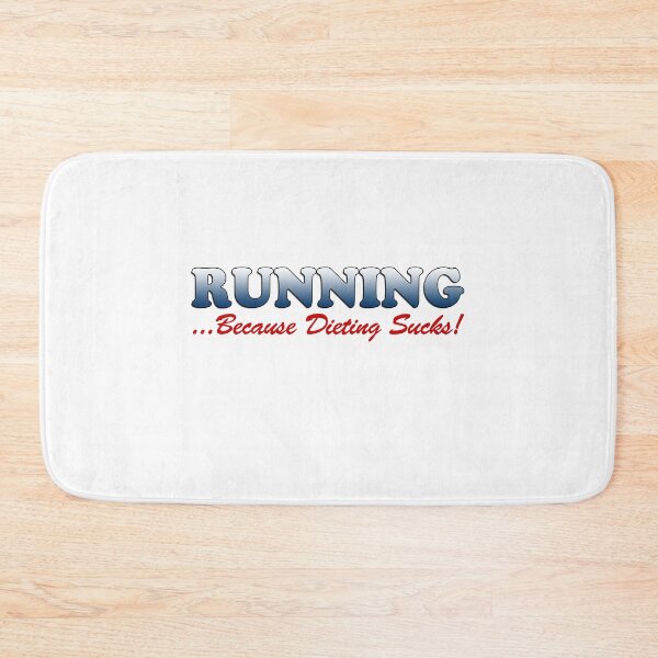 Item preview, Running Because Dieting Sucks Funny Runner Humor designed and sold by jaycartoonist.
