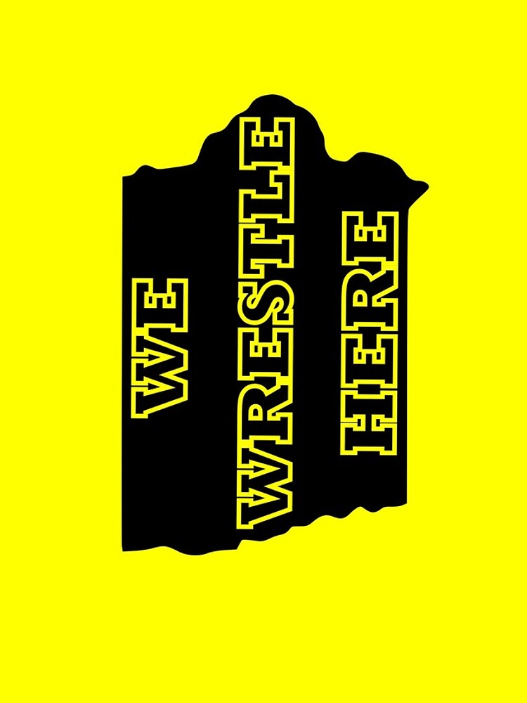 Iowa The Wrestling State Sticker for Sale by s-hammie