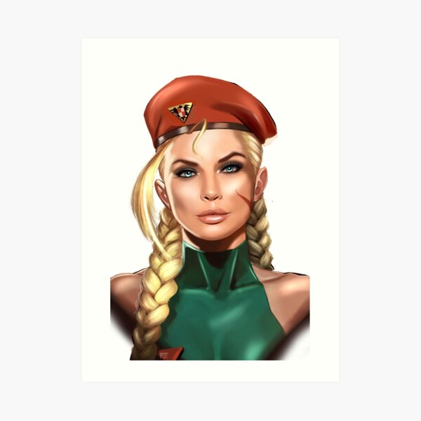 CAMMY SFV portrait Art Print
