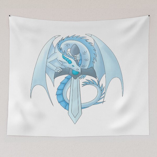 Item preview, Sapphire Sword Dragon designed and sold by BiscuitSnack.