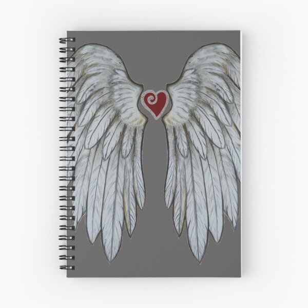 Aperçu de l'œuvre Ailes et cœur d'ange / Ailes / Cœur / Guide spirituel / Spirituel / Foi / Plumes / Céleste créée et vendue par artenvironments.