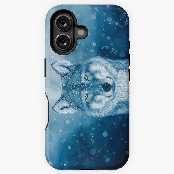 Item preview, Blue Wolf in Snow designed and sold by NeonFuzz.