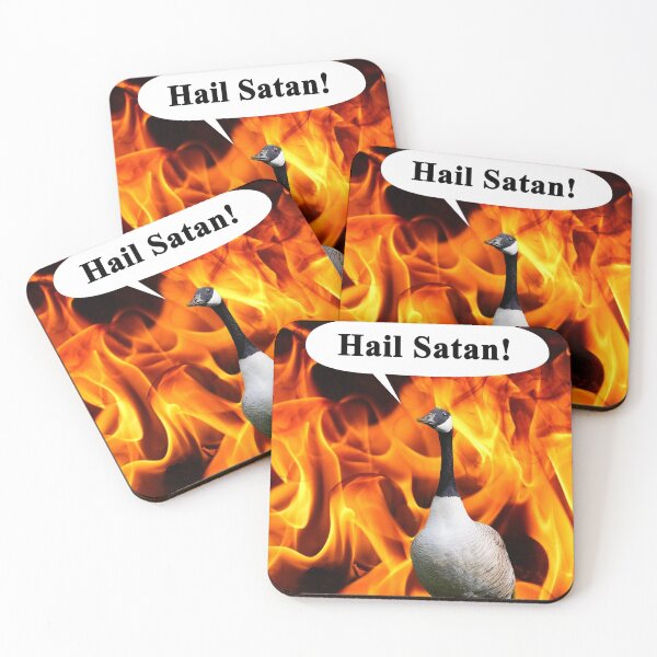 Item preview, Your goose is cooked, Hail Satan Goose designed and sold by SubtleSplit.