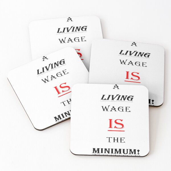 Item preview, A living wage is the minimum. designed and sold by 57victor.