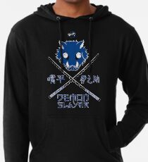 DEMON SLAYER(KIMETSU NO YAIBA) : INOSUKE HASHIBIRA(GRUNGE STYLE) Lightweight Hoodie
