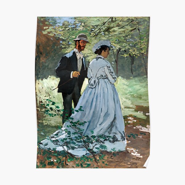Claude Monet - Bazille and Camille Poster