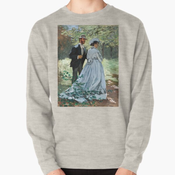 Claude Monet - Bazille and Camille Pullover Sweatshirt