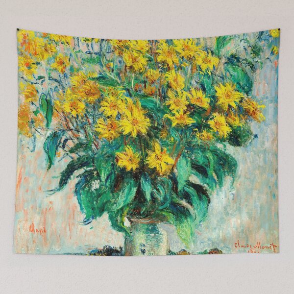 Item preview, Claude Monet - Jerusalem Artichoke Flowers  designed and sold by Kyle Hamar.