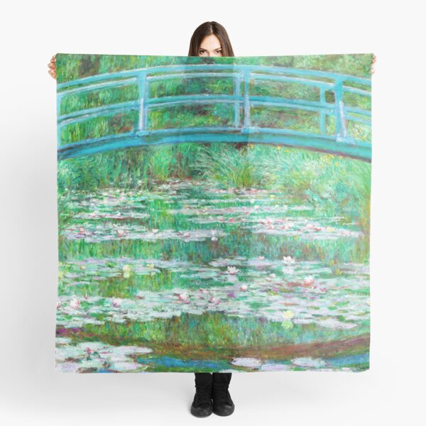Claude Monet - The Japanese Footbridge Scarf